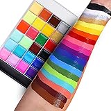 Lictin Face Bodypainting Farben Set 26 Wasserlösliche Farbe, Karnevalsschminke...