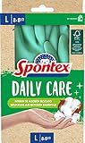 Spontex Daily Care Haushaltshandschuhe aus 100% FSC-zertifiziertem Latex, mit Innenfutter...