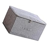 CRILSTYLEO Großer Faltbarer Kleiderspeicher Mit Deckel Organizer Für Kleidung Hosen Und...