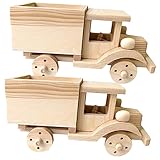 TOPPERFUN 2 Sets DIY Holzpferd Junge Kleinkind Auto Bausatz Holzbausteine...