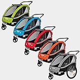 Tiggo VS 2 in 1 Kinderanhänger Fahrradanhänger Anhänger mit Buggy Set Jogger 50202-02...