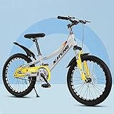 Leichtes Kinder-Mountainbike für 6-12 Jahre Alte Jungen,Mädchen,Kohlenstoffstahlrahmen...