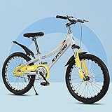 Leichtes Kinder-Mountainbike für 6-12 Jahre Alte Jungen,Mädchen,Kohlenstoffstahlrahmen...