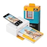 KODAK Dock Plus 4PASS Mobiler Fotodrucker (10x15cm) + Paket mit 90 Blatt