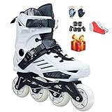 Verstellbare Inline Skates Erwachsene Geschwindigkeit Inline- Skates Skating Patines...