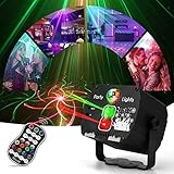 Fwiull Discolicht Partylicht mit Fernbedienung: Stroboskop Disco Licht Party Lichter mit...