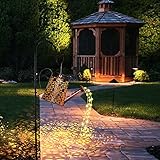 GuKKK Solar Gießkanne mit Solarlampen für Außen, LED Außen Solarlampen, Gartendeko...