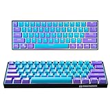 KRAKEN KEYBOARDS Purple Rain Edition Kraken Pro 60 | Violett & Blau 60% Hot Swapable...