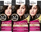 Palette Schwarzkopf Intensiv Creme Coloration hochwertige Haarfarbe 800/4-0 Dunkelbraun,...