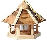 dobar® 21391e Vogelfutterhaus Camouflage Vogelfutterstation aus Holz - Vogelhaus zum...