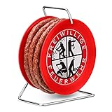 WURSTBARON® - Salami auf Feuerwehr-Trommel - Snack Wurst Mini-Kabeltrommel...