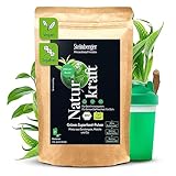 Bio Superfood Pulver Mix 215g mit Matcha, Spirulina, Gerstengras, Weizengras, Erbsen,...