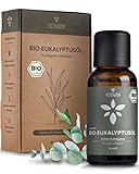 Heldengrün® BIO Eukalyptusöl [100% NATURREIN] - Echter Bio-Eukalyptus - Extra Frisch -...