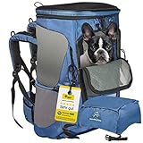 Wanderpfote Hunderucksack zum Wandern mit Hund - Größe M - Rucksack mit...