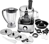 ProfiCook PC-KM 1063 Kompakt-Küchenmaschine m. Edelstahlgehäuse, schneiden kneten mixen,...