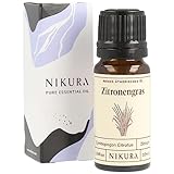 Nikura Zitronengrasöl - 10ml | Ätherisches Öl | 100% reines natürliches Öl |...