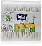 Bella Cotton Wattestäbchen mit Papierschaft, 200 Stück