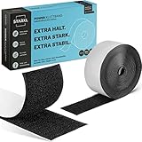 STARKL® Premium Klettband selbstklebend Extra Stark u. Extra Breit (Schwarz) I 5m x 50mm...