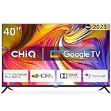 CHIQ TV L40H7G, 40 Zoll Fernseher, Smart TV, Full HD, Google TV, Google Assistent,...