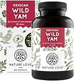 NATURE LOVE® Wild Yam Kapseln - Original Mexican Wild Yamswurzel - Hochdosiert mit 880mg...