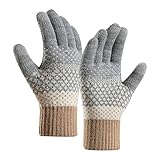 ZHIYU Handschuhe Herren Winter Warme zum Autofahren Radfahren Geeinget für Damen und...