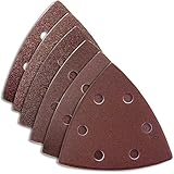 120 Stück HKB ® Schleifdreiecke, 93x93x93mm, 6-Loch für Delta-Schleifer, je 20 Stück...
