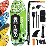 24MOVE® Sup Board Set, Premium Stand Up Paddle Board aufblasbar, Yoga Board, Surfboard...