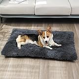 DARBEY Hundebett/Katzenbett Flauschig, Selbstheizende Decke - Waschbar & Knisterfrei,...