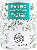 NATURE LOVE® Sango Meereskoralle - 250g Pulver. Natürliche Quelle für Calcium (20%) und...