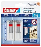 tesa® Verstellbare Klebeschraube für Fliesen und Metall, spurlos wiederablösbar,...