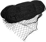 VIIRKUJA 8 x 8 m feinmaschiges Teichnetz (18 x 18 mm) | Farbe Schwarz | Vogelschutznetz,...