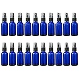 oAutoSjy 20 Stück, 10ml Vaporisateur Vide Verre Bleu, Bouteille Spray Verre Avec...