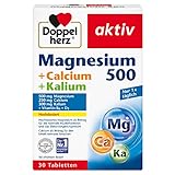 Doppelherz Magnesium + Calcium + Kalium – Hochdosiertes Magnesium als Beitrag für die...