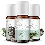 Allpine Zirbenöl 3'er Sparpack (3x10ml) - Ätherische öle set für Diffuser Duftlampe...