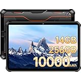 OUKITEL RT5 Outdoor Tablet Android 13, 14GB RAM + 256GB ROM(1TB Erweiterbar), Tablet 10.1...