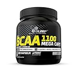 Olimp Sport Nutrition- BCAA 1100 Mega Caps. Aminosäuren Kapseln (300Stk). Hochdosiertes...