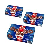 Weiss zarte Lebkuchen Herzen, Sterne, Brezeln Vollmilch 3er Set (3x500g Box blau)