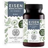 NATURE LOVE® Eisentabletten mit Vitamin C - 240 Stück - 20mg Eisen und 40mg Vitamin C...