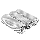 3 Pack Kühltuch Kühlhandtuch Set Sofortige Relief Eiskalt Kühlen Handtuch...