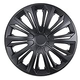 NRM Strong Radzierblenden Strong 4 x Universal Radkappen 4er Set Schwarz Matt (14')