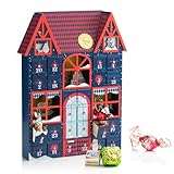Venchi – Weihnachtskollektion – Adventskalender aus Holz, 310 g -. Verschiedene...
