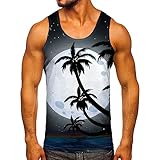 Männer Mode Frühling Sommer Casual Ärmellose O Hals Gedruckt Tank Tops Bluse Shirts Fun...