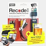 Nero VHS zu USB Video Grabber Recode Stick inkl. Videobearbeitungssoftware für Windows...