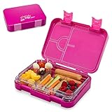 schmatzfatz Junior Brotdose Kinder mit Fächern| BPA Frei Lunchbox Kinder| Bento Box...