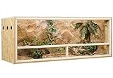 OSB Terrarium, Holzterrarium 150 x 60 x 60 cm mit Seitenbelüftung