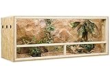 OSB Terrarium, Holzterrarium 150 x 60 x 60 cm mit Seitenbelüftung