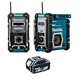 Makita DMR112 Baustellenradio 7,2-18V Li-Ion + 1x BL1830B