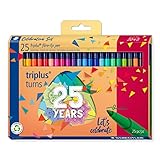 STAEDTLER Fasermaler triplus celebration Set, ergonomischer Dreikantschaft, Linienbreite...