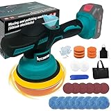 Poliermaschine Auto für Makita 18V-Akku, 27pcs Auto poliermaschinen Set, 6 Zoll Orbital...