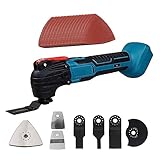 Akku Multifunktionswerkzeug 18V,Ersatz für Makita BL1830, 6 variable Drehzahlen Multitool...